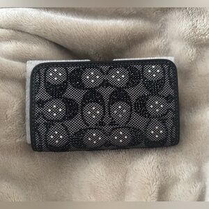 Coach Crystal Black wallet